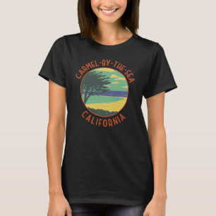 Carmel-by-the-Sea California Retro Distress T Shirt