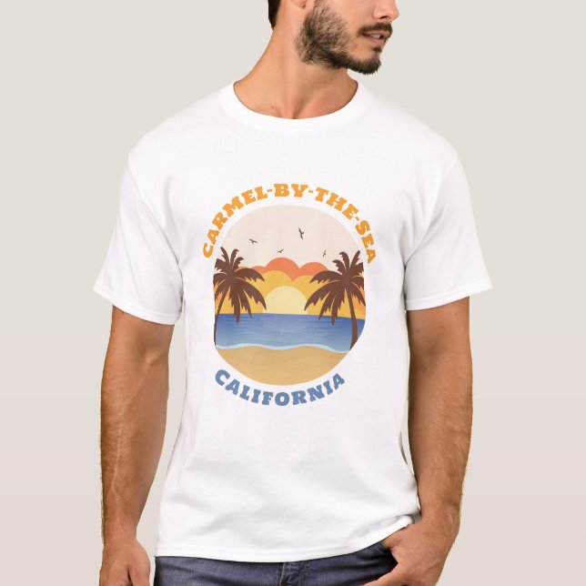 Carmel-by-the-Sea, Monterey County, Kalifornien T Shirt (Framsida)