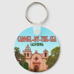 Carmel-by-the-Sea Uppdrag Basilica California Nyckelring