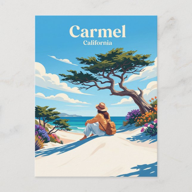 Carmel-by-the-Sea USA Vykort (Framsida)