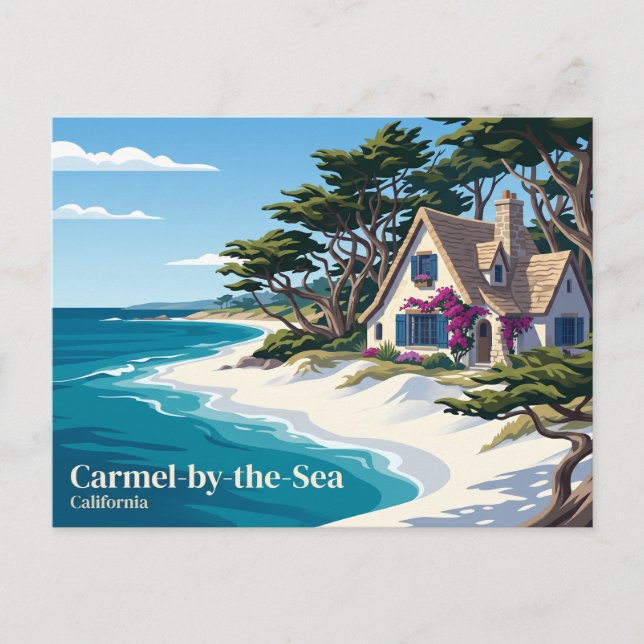 Carmel-by-the-Sea USA Vykort (Framsida)