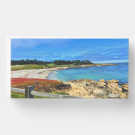 Carmel, CA-strand Art Wood Box Sign