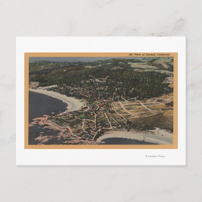 Carmel, California Luft ViewCarmel, CA Vykort (Framsida)