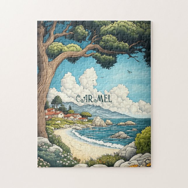 Carmel California Travel Pussel (Vertikal)