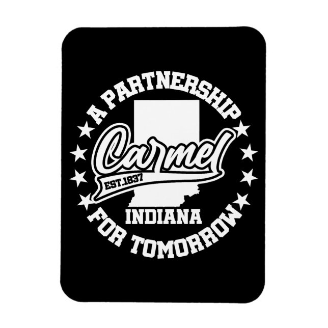 Carmel,Indiana Magnet (Vertikal)