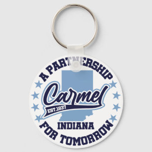 Carmel,Indiana Nyckelring