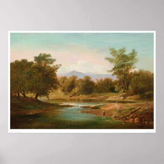 Carmel River Scene (0236A) Poster (Framsidan)