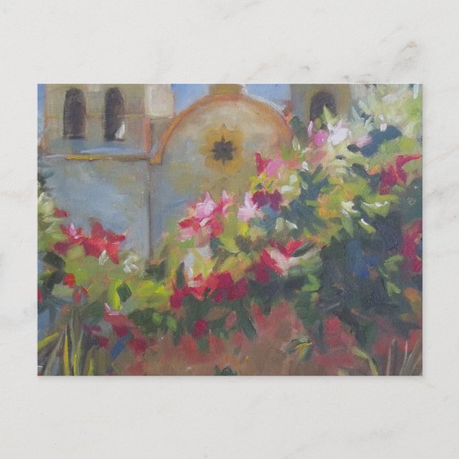 Carmel Spain Uppdrag California Garden Vykort (Framsida)