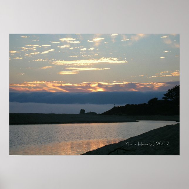 Carmel Sunset 10 Print - Välj Ram Poster (Framsidan)