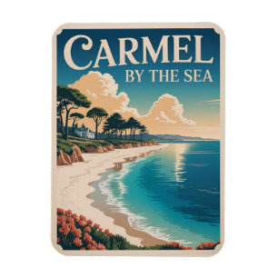 Carmel vid havet stranden Kalifornien Stilla havet Magnet