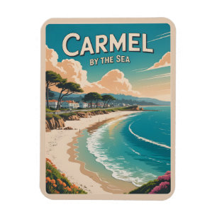 Carmel vid havet stranden Kalifornien Stilla havet Magnet