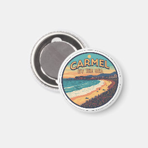 Carmel vid havet stranden kalifornien stillahavsku magnet