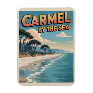 Carmel vid havet stranden kalifornien stillahavsku magnet