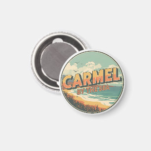 Carmel vid havet stranden kalifornien stillahavsku magnet