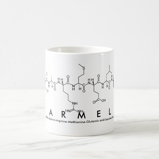Carmela peptide namn mugg (Center)