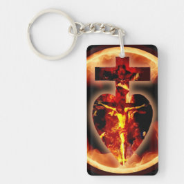 Carmelit Saints w/ Vårt Dam of Mt Carmel KeyChain