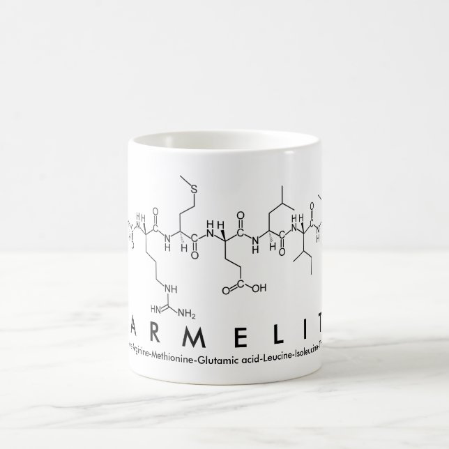 Carmelita peptide namn mugg (Center)