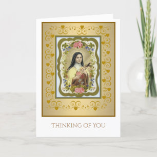 Carmelite nunnaSt. Therese lite blomman Kort