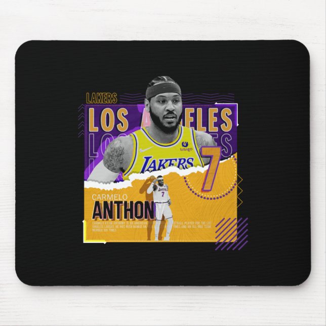 Carmelo-anthony -basketball-papper-affisch-lakers  musmatta (Framsidan)