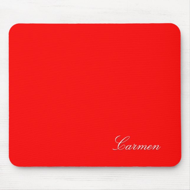 Carmen - anpassa det med ditt namn - Red Musmatta (Framsidan)