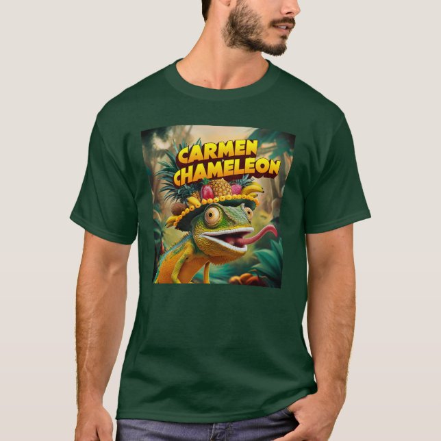 Carmen Carmen Carmen Carmen.. Chameleon T Shirt (Framsida)