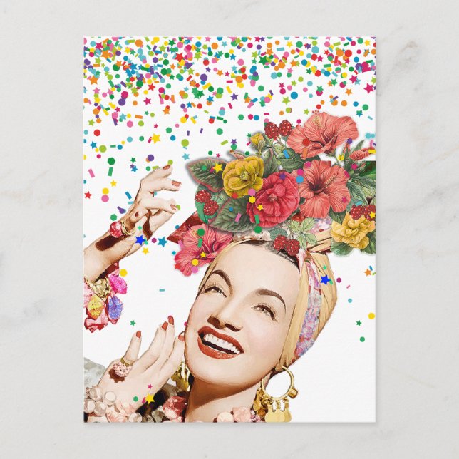 Carmen Goes to Rio Vykort (Framsida)