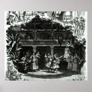 Carmen i Lilas Pastia tavern Poster