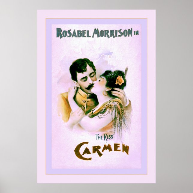 Carmen ~ Kiss Poster (Framsidan)