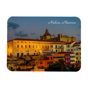 Carmen-kyrkan i dusk - Mahon, Menorca Magnet