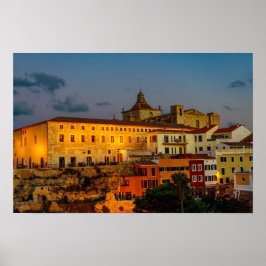 Carmen-kyrkan i dusk - Mahon, Menorca Poster