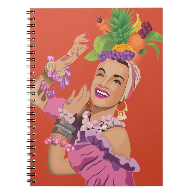 Carmen Miranda Anteckningsbok (Framsidan)