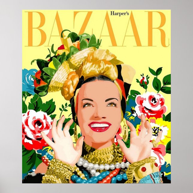 CARMEN MIRANDA POSTER (Framsidan)