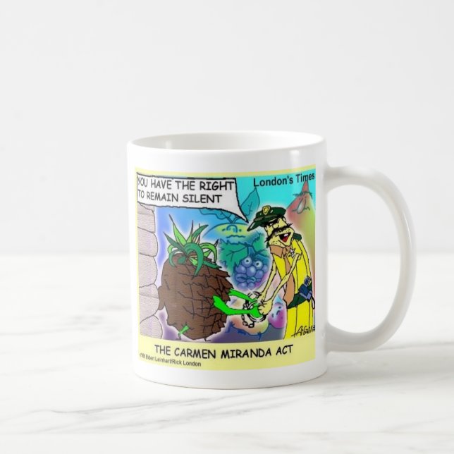 Carmen Miranda Roliga presenter & samlarobjekt Kaffemugg (Höger)