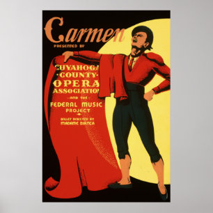 Carmen, Opera Poster