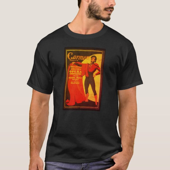 Carmen opera poster t shirt (Framsida)