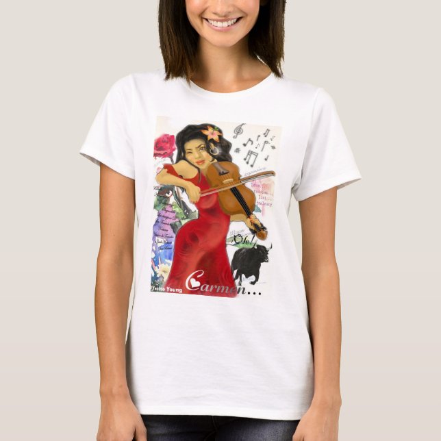 Carmen skjorta t-shirt (Framsida)
