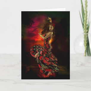 Carmen Spain Dancer Card Kort