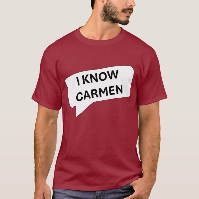 Carmen! T Shirt (Framsida)