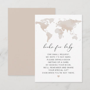 CARMEN World Map Äventyr Bokar för Baby Card Inbjudningar