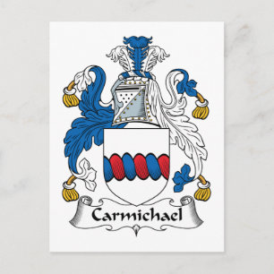 Carmichael Family Crest Vykort