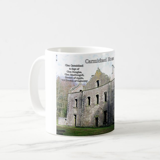 Carmichael House - Scottish Carmichael Klan Kaffemugg (Framsida vänster)