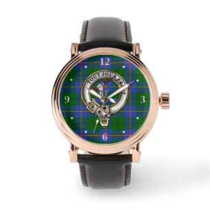Carmichael Klan Badge & Tartan Armbandsur