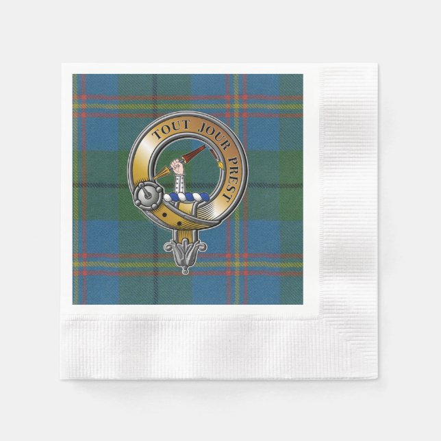 Carmichael Tartan & Badge Pappersservett (Framsidan)