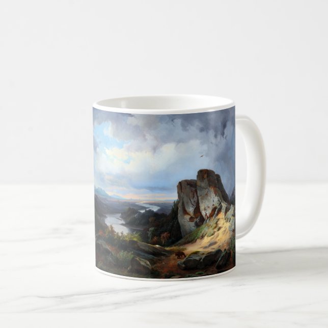 Carmiencke - Westerna landskapsbjörn Kaffemugg (Framsida höger)