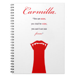 Carmilla Notebook Anteckningsbok