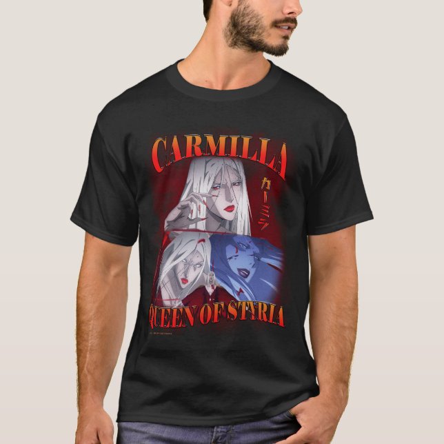 Carmilla Vampire T Shirt (Framsida)
