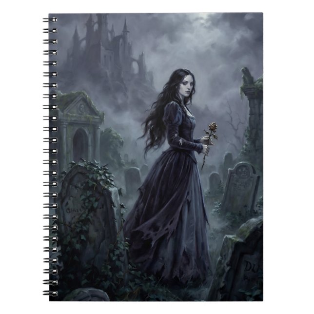 Carmilla vandrar genom den steiriska dimman anteckningsbok (Framsidan)