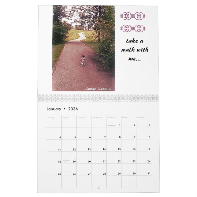 CarmineWinston III "Pawsome kalender 2015 ", (Jan 2026)