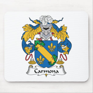 Carmona familjvapensköld musmatta