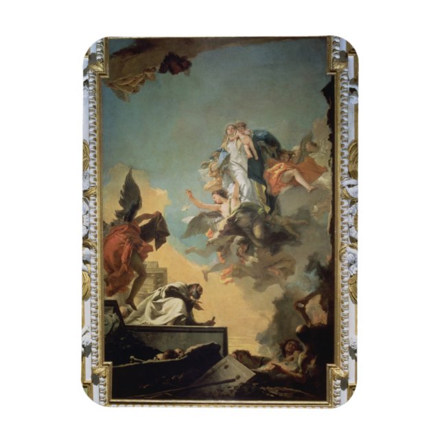 Carmys jungfru Ge Scapula till Ble Magnet (Vertikal)